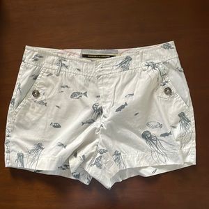 Oceanic white shorts